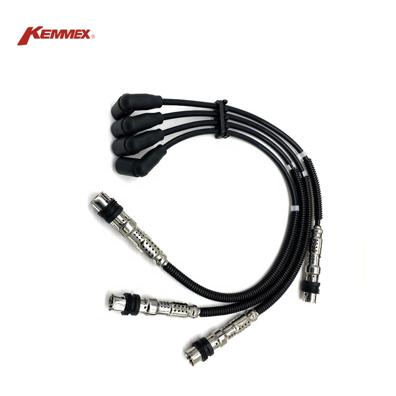 OEM Standard Size KEMMEX 69817 Spark Plug Wire Ignition Cable Set Year 2009- for Seat