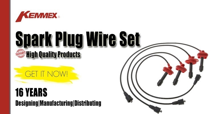 KEMMEX 55800 Spark Plug Wire Ignition Cable Set 27501-22B10 for Hyundai 1.5 i Engine